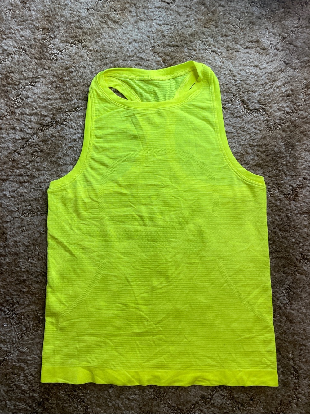 Lululemon Neon Swiftly Tech Woman’s Tank Top Size 4